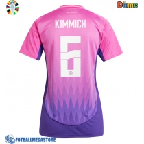 Fotballdrakt Dame Tyskland Joshua Kimmich #6 Bortedrakt EM 2024 Kortermet